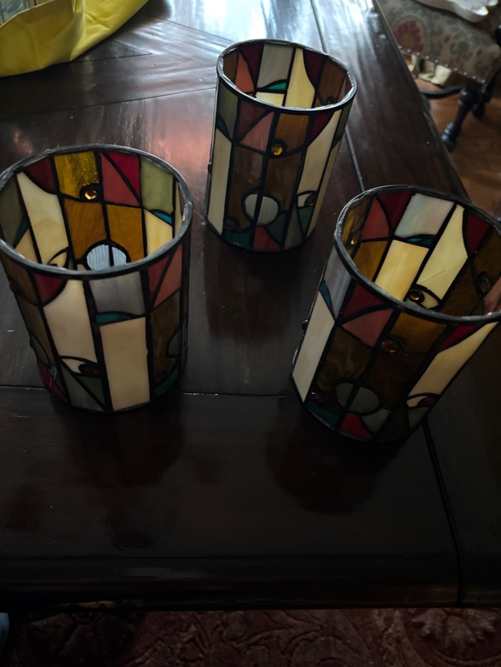 Stain glass light shades
